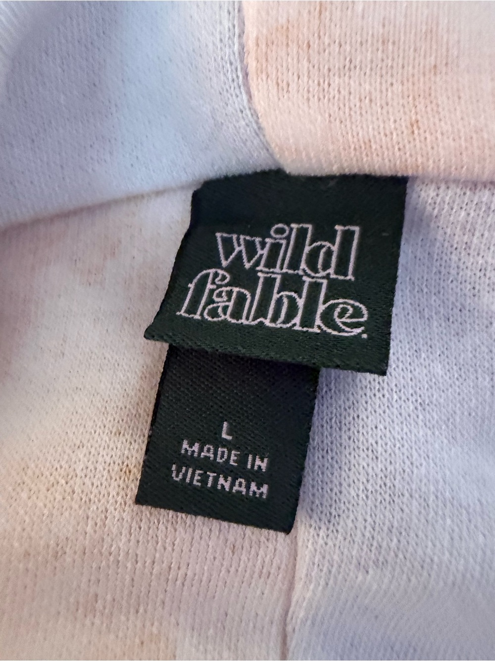 wild fable Pastel Ombre Cropped Hoodie - Yellow, Pink, Mint - Picture 7 of 7